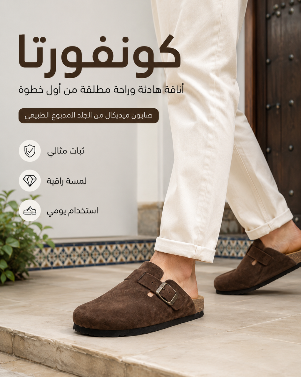 كونفورتا — أناقة هادئة وراحة مطلقة من أول خطوة